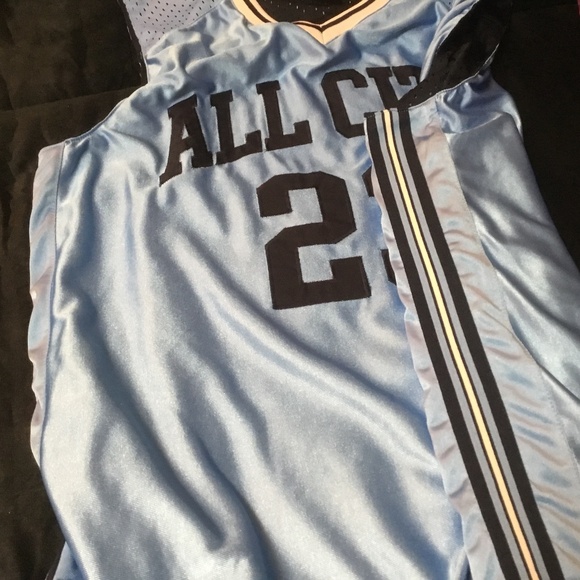 ALL CITY #23 *Reversible* JERSEY (Light and Dark BLUE) by Steve & Barry’s - Picture 9 of 14